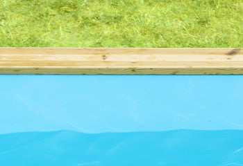 Kit piscina della  piscina in legno fuori terra da esterno Azura 430x300 Liner azzurro: rivestimento interno o LINER azzurro
